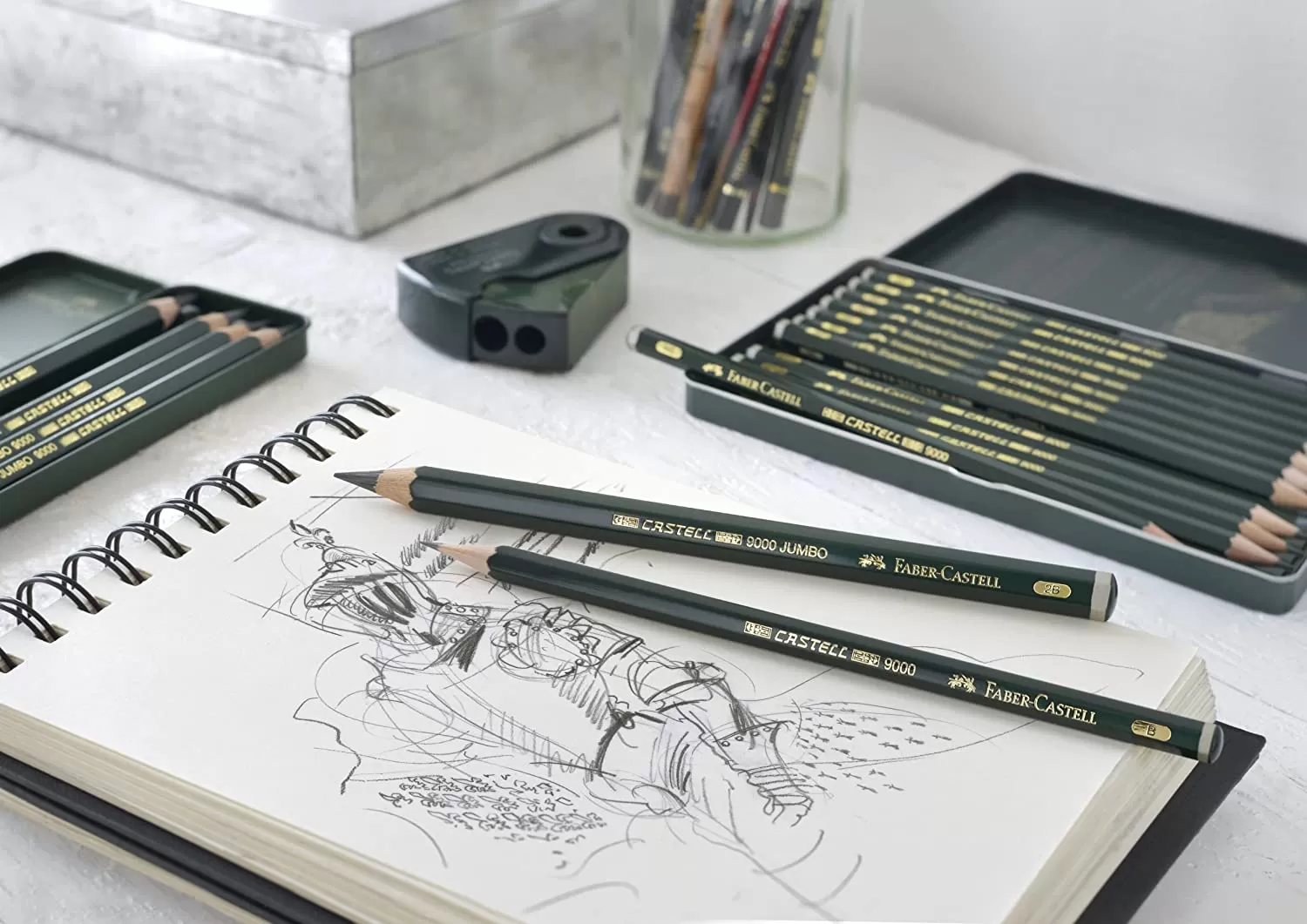 Faber-Castell 9000 – Set de 12 lápices para dibujo artístico