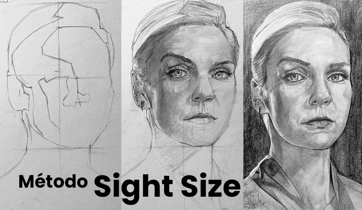 Método Sight-Size: una guía paso a paso para dibujos perfectamente proporcionados